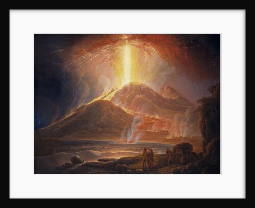 Mount Vesuvius in Eruption by Jacob More